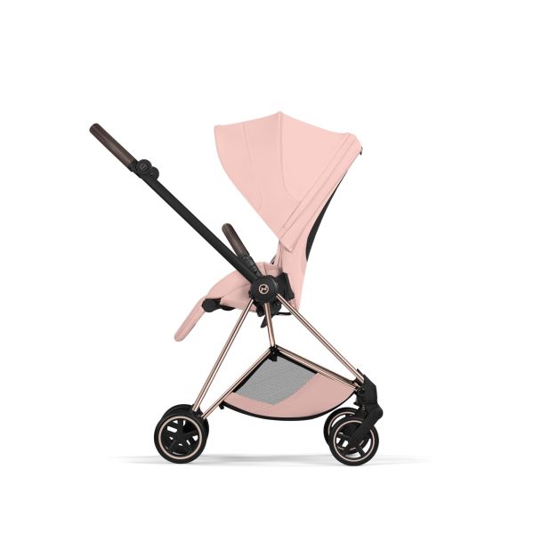 Poussette compacte Mios 4 Peach Pink châssis Rosegold
