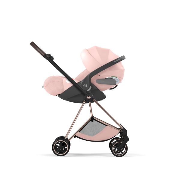 Poussette compacte Mios 4 Peach Pink châssis Rosegold