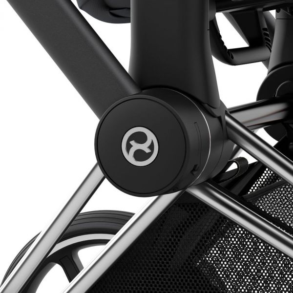 Châssis de poussette Priam 4 Chrome Black