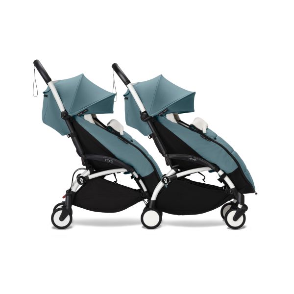 Châssis YOYO 3 Connect blanc avec assise Pack 6+ Aqua