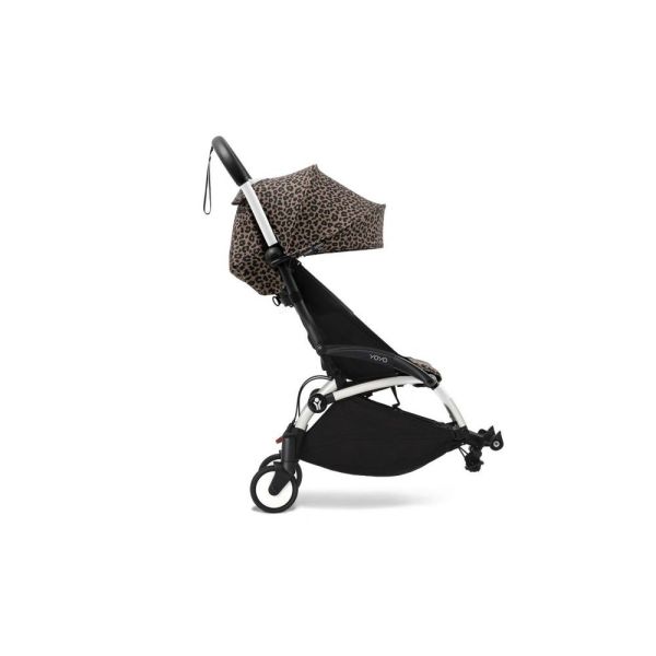 Châssis YOYO 3 Connect blanc avec assise Pack 6+ Leopard - Wild collection