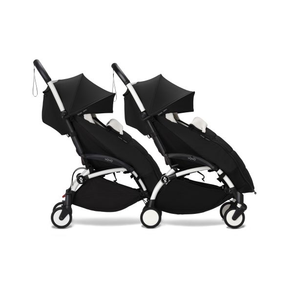 Châssis YOYO 3 Connect blanc avec assise Pack 6+ Noir