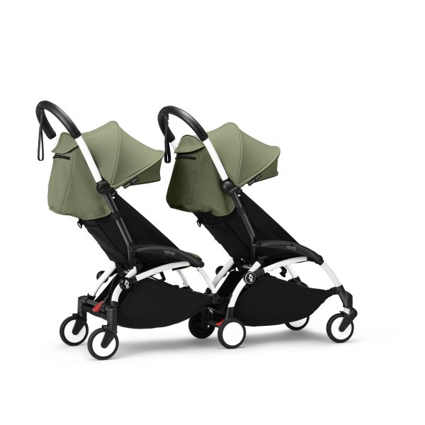 Châssis YOYO 3 Connect blanc avec assise Pack 6+ Noir