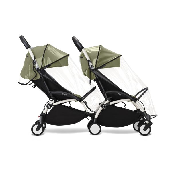 Châssis YOYO 3 Connect blanc avec assise Pack 6+ Olive