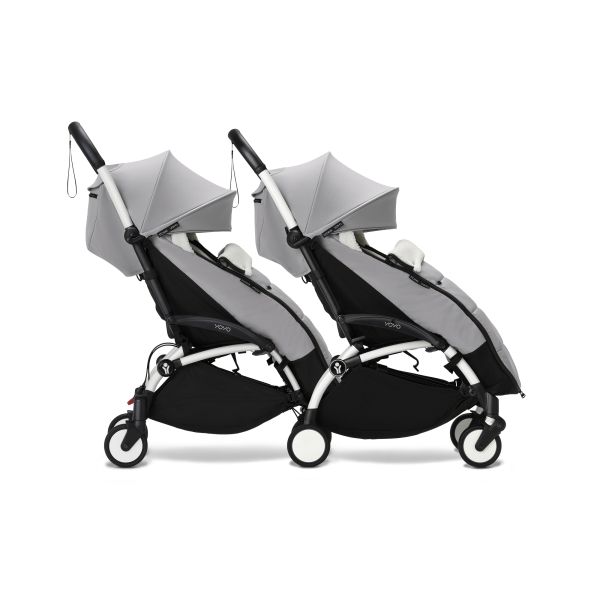 Châssis YOYO 3 Connect blanc avec assise Pack 6+ Stone