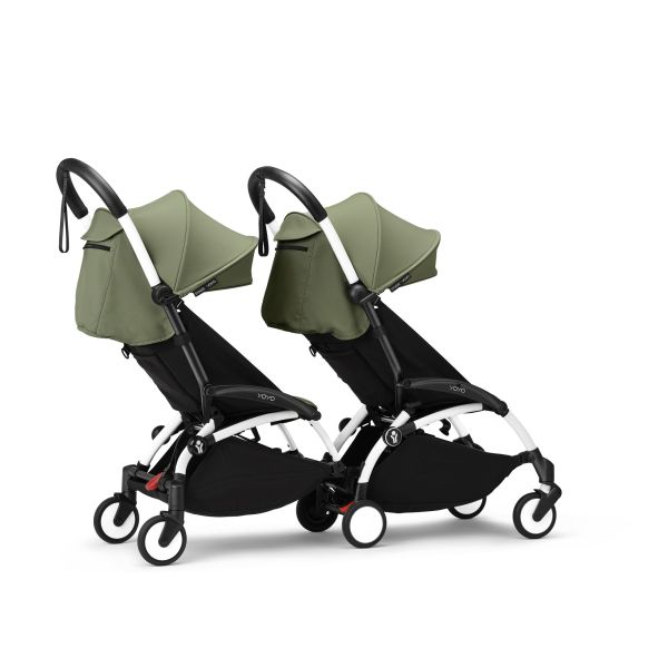 Châssis YOYO 3 Connect blanc avec assise Pack 6+ Zebra - Wild collection