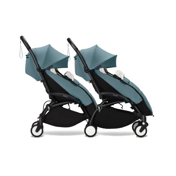 Châssis YOYO 3 Connect noir avec assise Pack 6+ Aqua