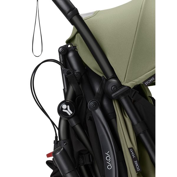 Châssis YOYO 3 Connect noir avec assise Pack 6+ Olive