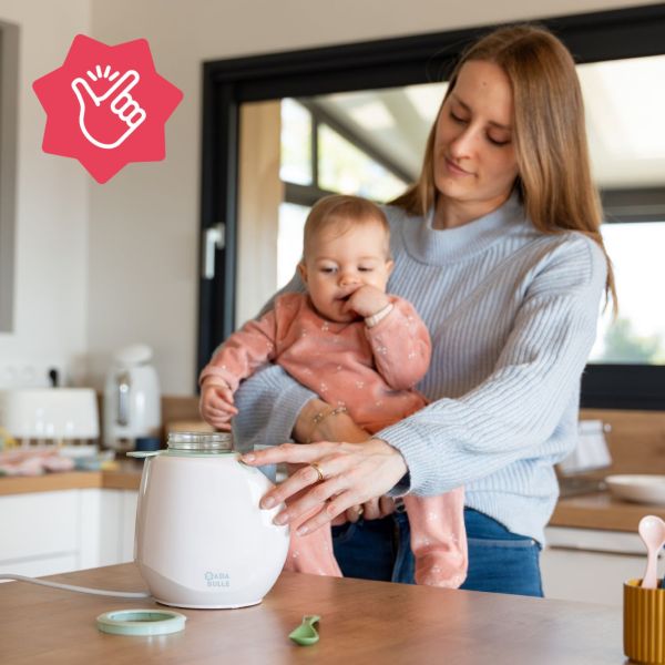 Chauffe biberon nomade Easy+ Pastel