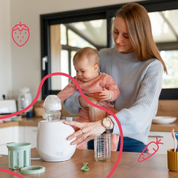 Chauffe biberon nomade Easy+ Pastel