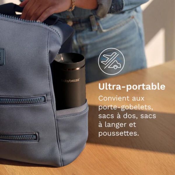 Chauffe biberon nomade Superfast Portable Bottle Warmer noir