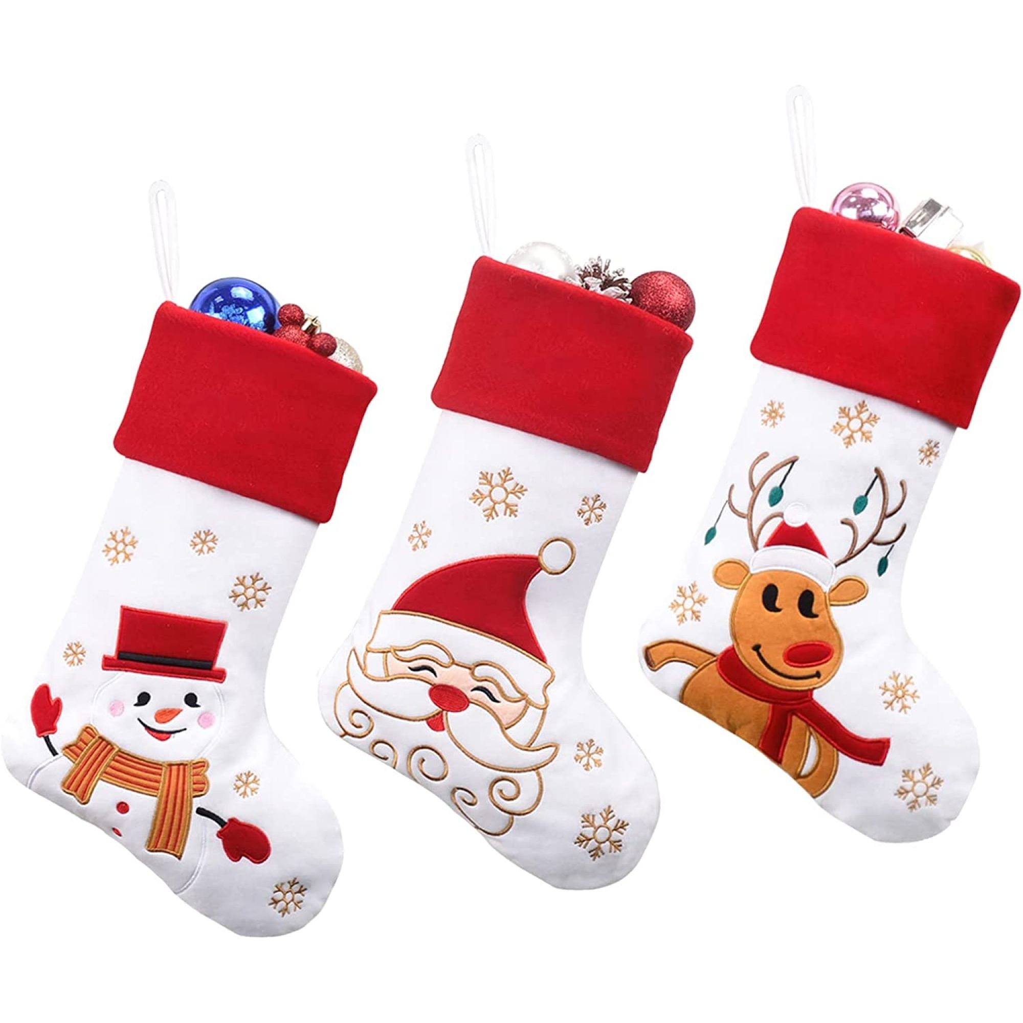Lot De 6 Paires Chaussettes De Noël Femme - Motifs Rennes, Pain D'épice - Coton Doux - Taille Unique - Cadeau Fête