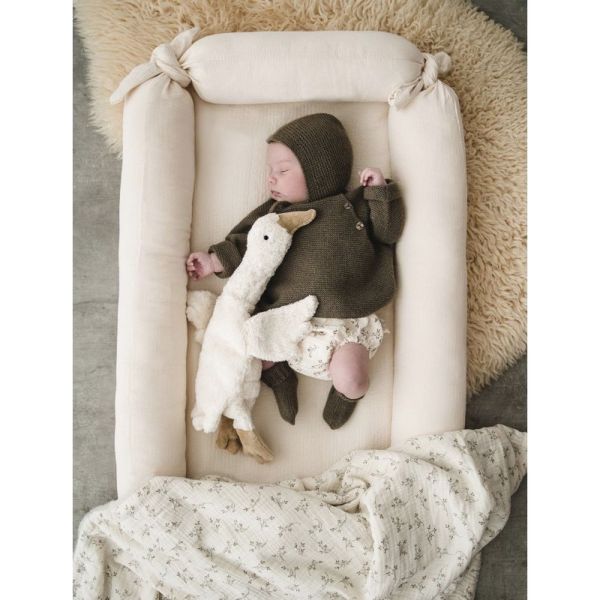 Chaussons bébé tricot Cashmere Coloris Musk - Taille 0 à 1 mois