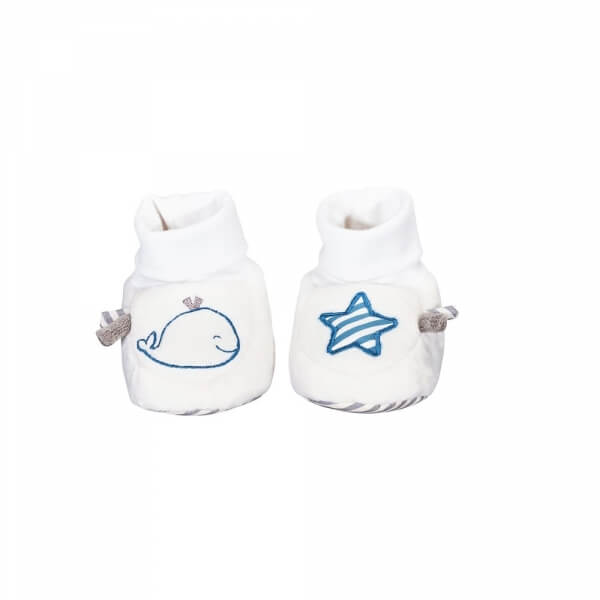 Chaussons bébé 0-6 mois Blue Baleine