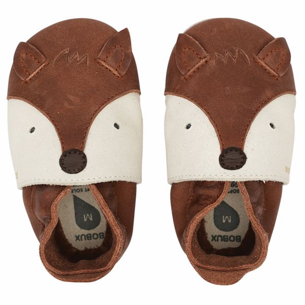 Chaussons bébé taille M Renard roux