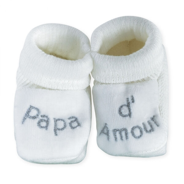 chausson bebe papa