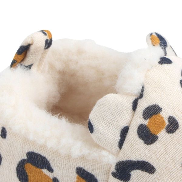 Chaussons bébé 0-6 mois Léopard