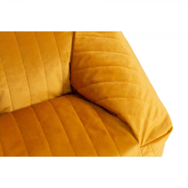 Pouf/Fauteuil enfant Chelsea Velvet Farniente Yellow