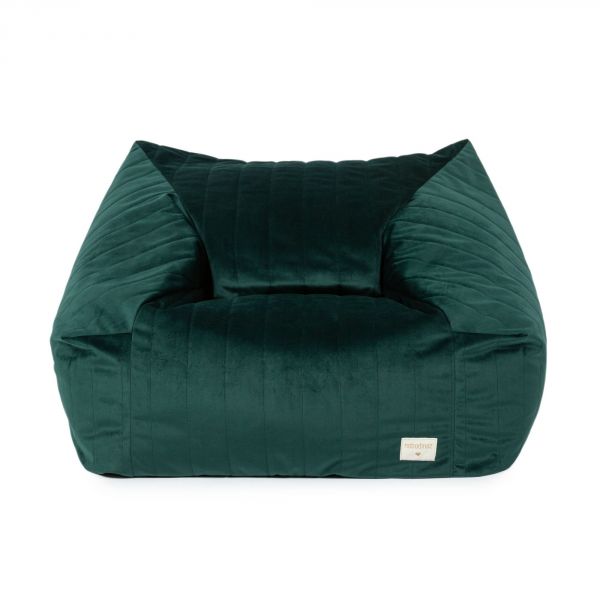 Pouf/Fauteuil enfant Chelsea Velvet Jungle Green