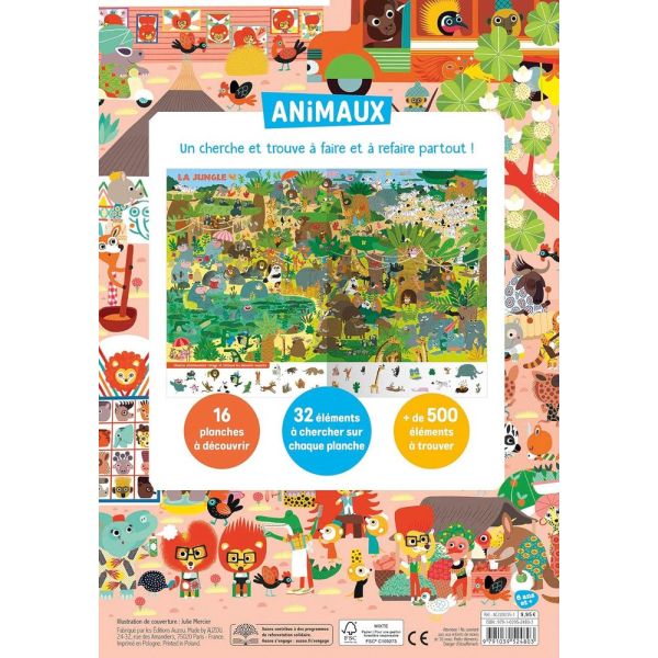 Livre enfant Collection Cherche et trouve - Animaux