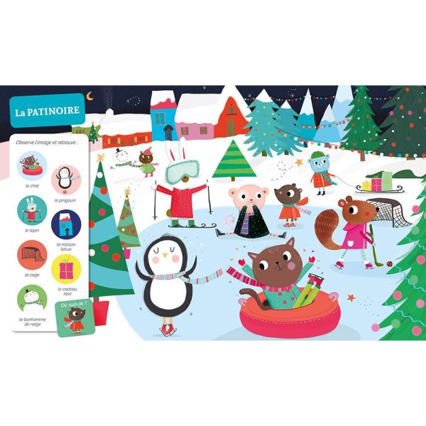 Livre enfant Collection Cherche et trouve - Dans le froid
