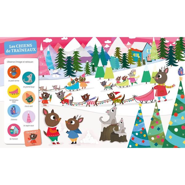 Livre enfant Collection Cherche et trouve - Dans le froid