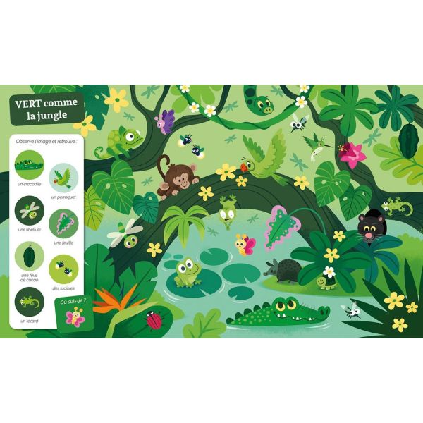 Livre enfant Collection Cherche et trouve - Les couleurs