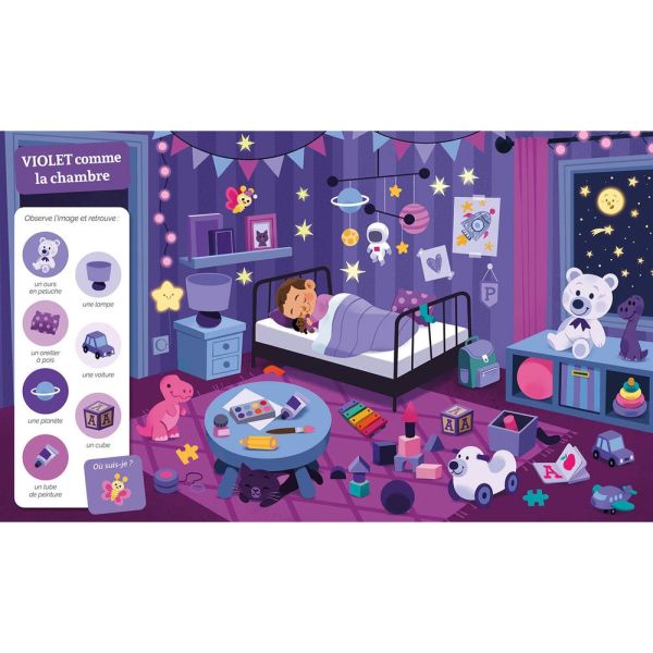 Livre enfant Collection Cherche et trouve - Les couleurs