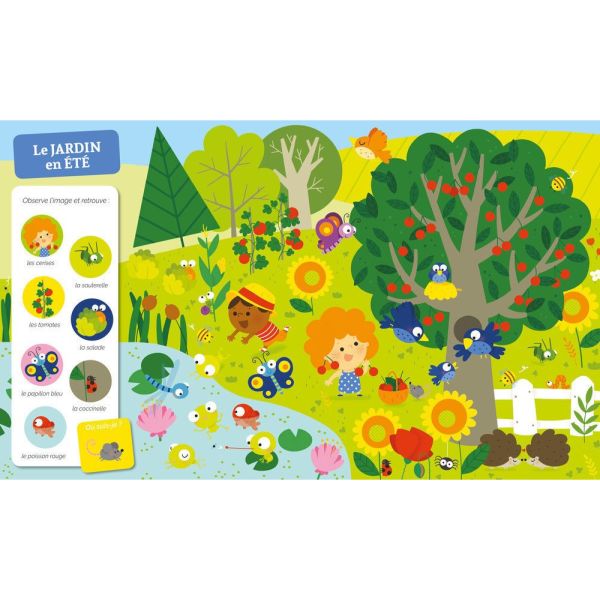 Livre enfant Collection Cherche et trouve - Les saisons