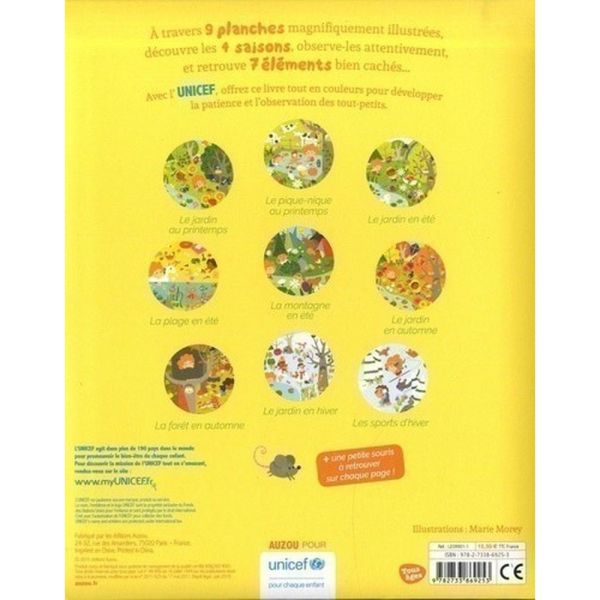 Livre enfant Collection Cherche et trouve - Les saisons