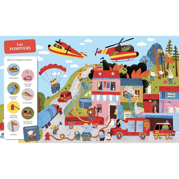 Livre enfant Collection Cherche et trouve - Les véhicules