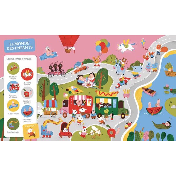Livre enfant Collection Cherche et trouve - Les véhicules