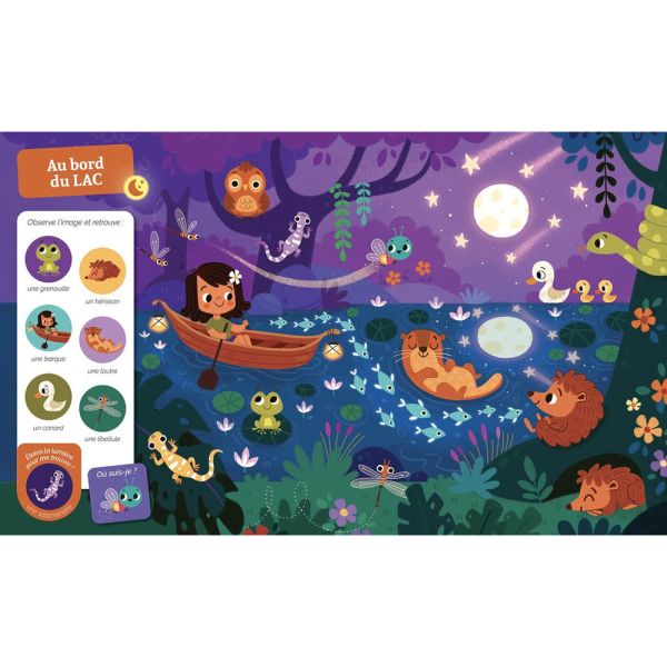 Livre enfant Collection Cherche et trouve - Qui brille dans la nuit