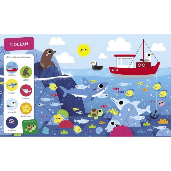 Livre enfant Collection Cherche et trouve - Tous à l'eau