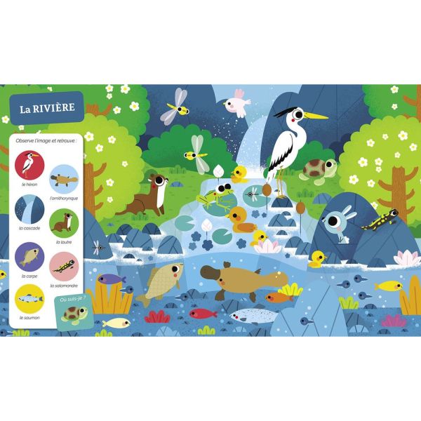 Livre enfant Collection Cherche et trouve - Tous à l'eau
