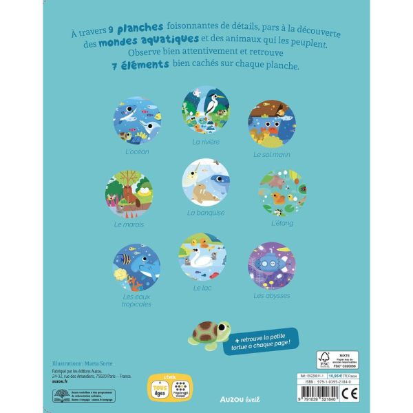 Livre enfant Collection Cherche et trouve - Tous à l'eau