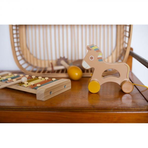 Cheval à tirer en bois FSC