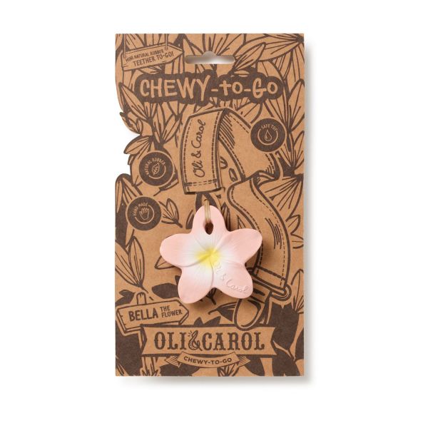 Anneau de dentition Jouet de bain Chewy-to-Go Bella la fleur