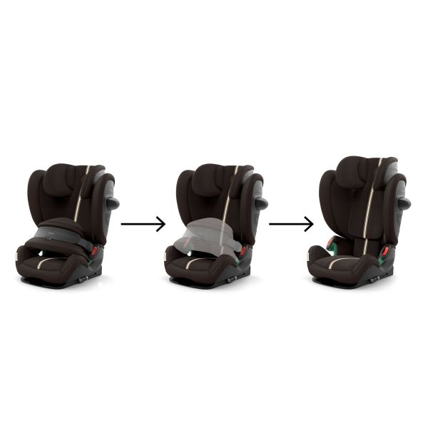 Siège auto évolutif Pallas G3 i-Size Tissu Plus Chocolate Brown
