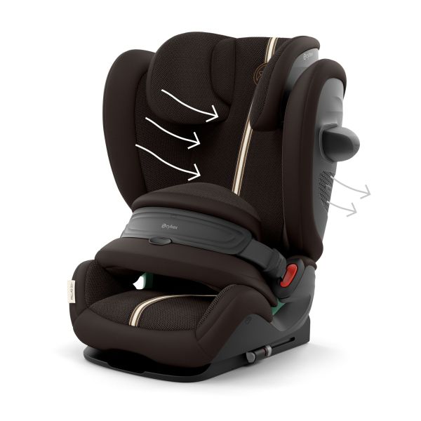 Siège auto évolutif Pallas G3 i-Size Tissu Plus Chocolate Brown