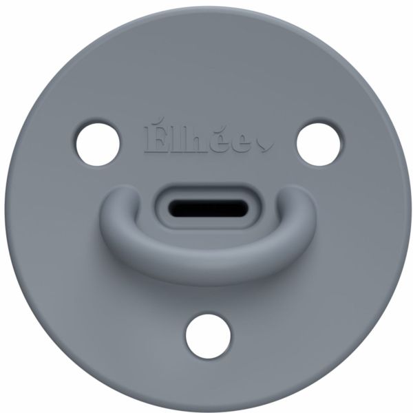 Sucette physiologique Choochoo extra-fine, 0-6 mois, Bleu Gris