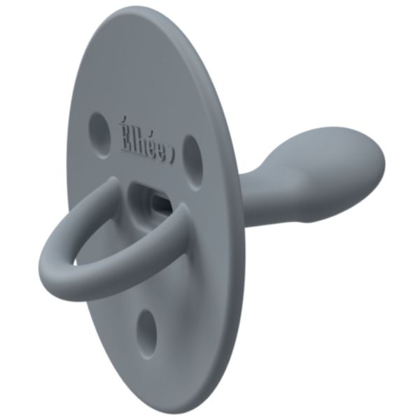 Sucette physiologique Choochoo extra-fine, 0-6 mois, Bleu Gris