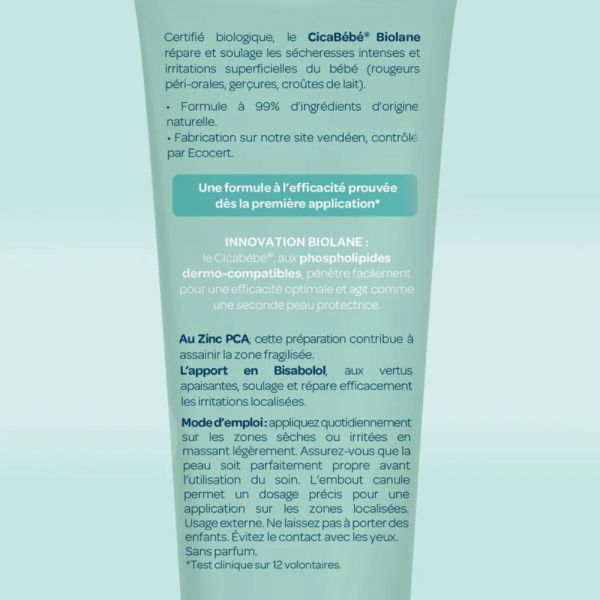 Baume réparateur Cicabébé BIO 40 ml