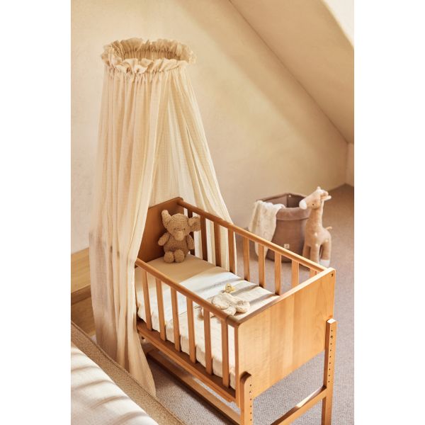 Ciel de lit Vintage 155 cm Cosy Check Sand