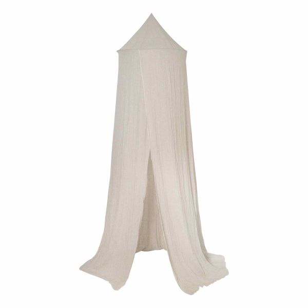 Ciel de lit à volant 245 cm - Sable