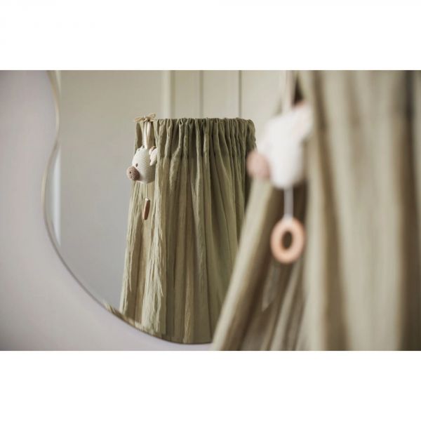 Ciel de lit Vintage 155 cm Olive