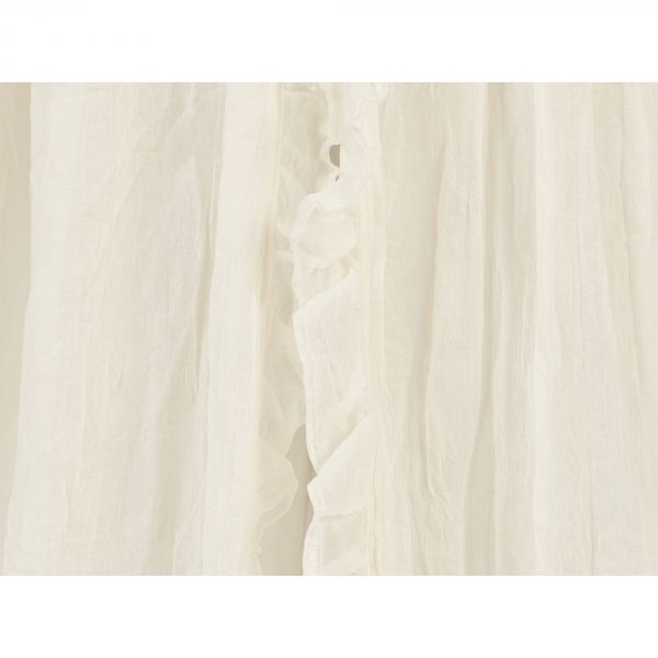 Ciel de lit Vintage 155 cm Ruffle Ivoire