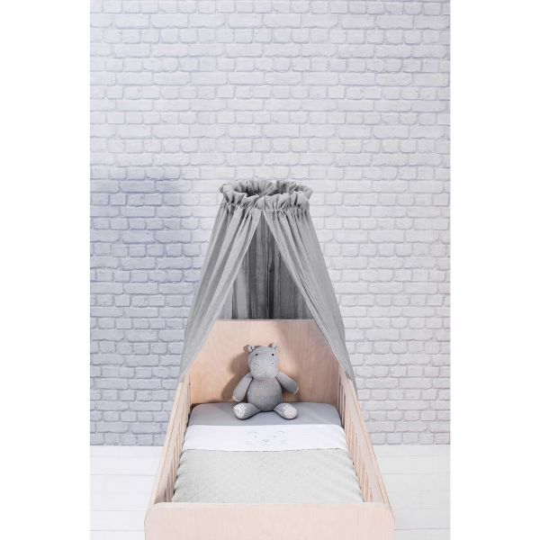 Ciel de lit Vintage 155 cm Soft Grey