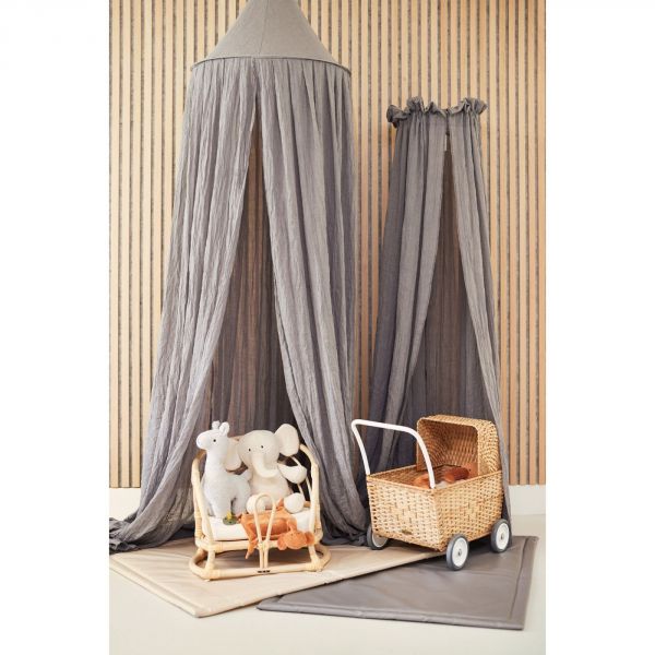 Ciel de lit Vintage 155 cm Storm Grey