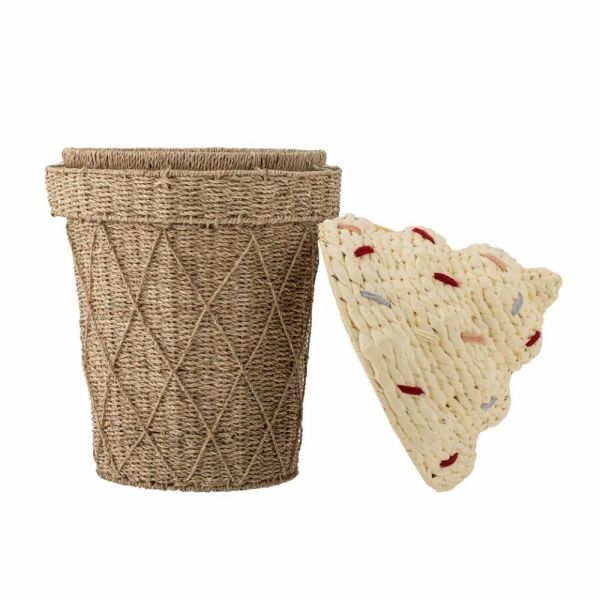 Panier de rangement jacinthe d'eau avec couvercle - Cillie